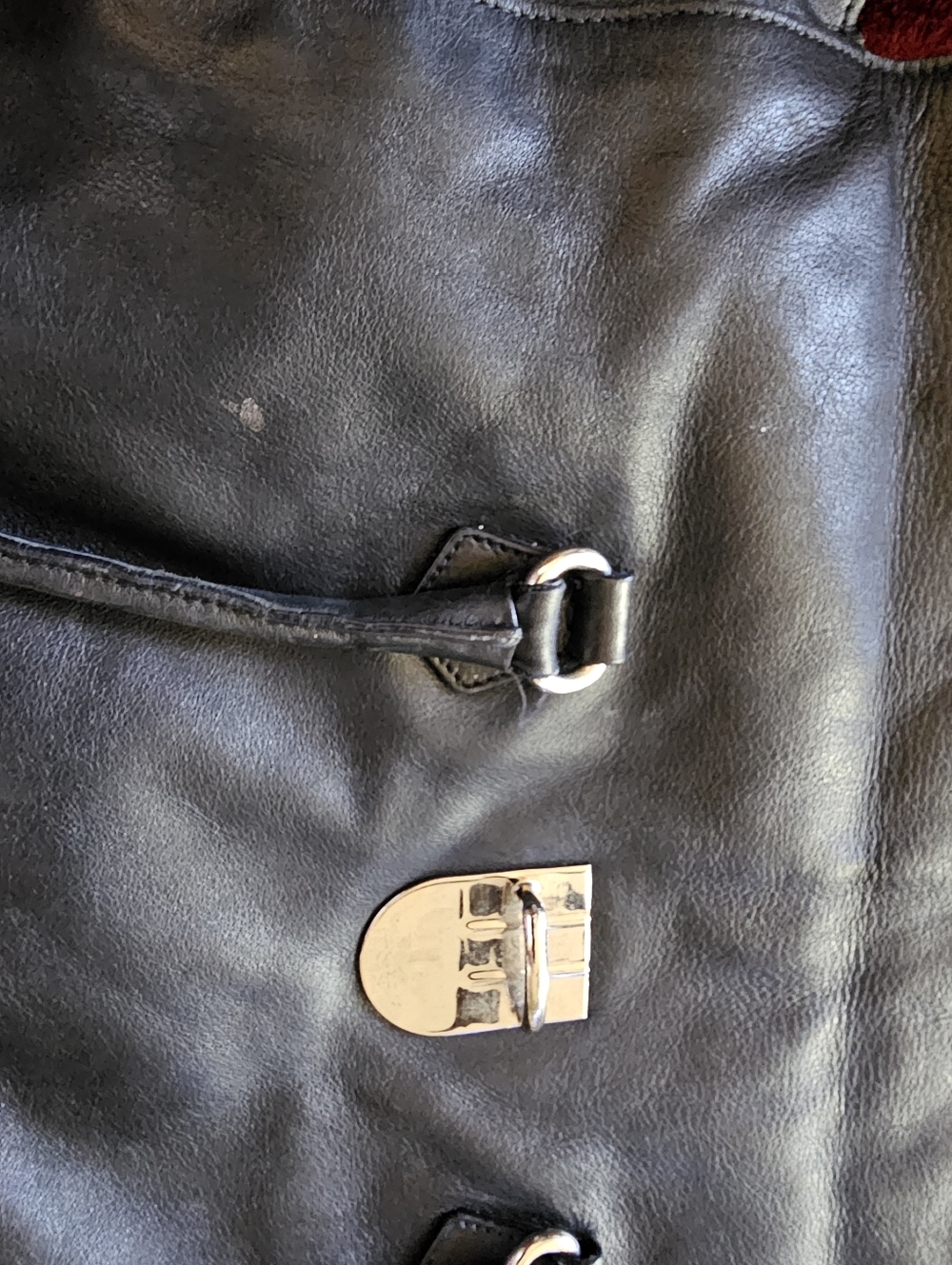 Prada Black Leather Shoulder Bag with Silver Hardware - Picture 15 of 16
